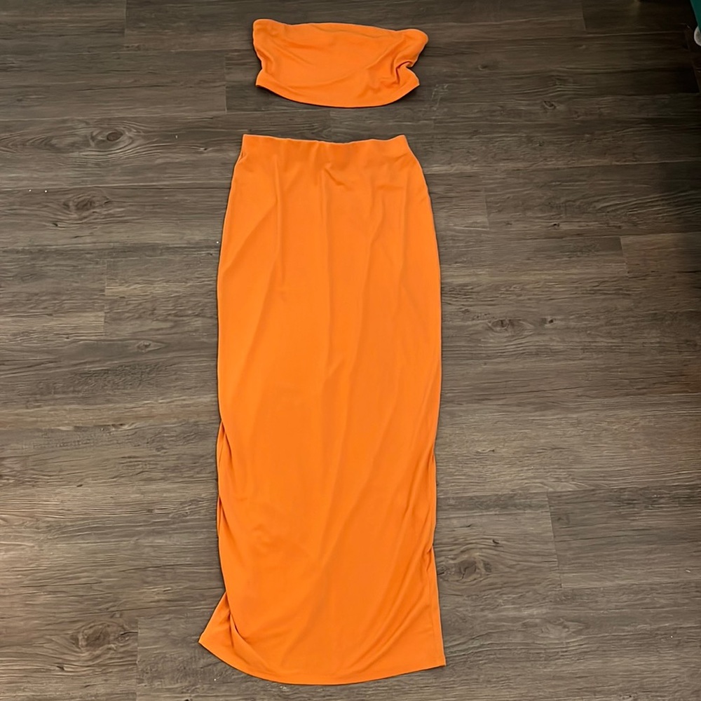 Orange 🍊 Two Piece Set